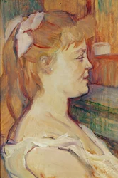 Husmor, 1894 (olje på tre)